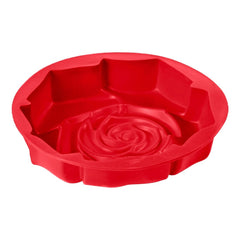 Wonderchef Pavoni Platinum Silicone Rose Shaped Cake Mould