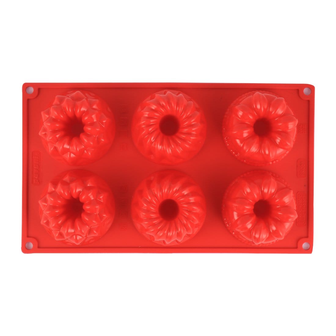 Wonderchef Pavoni Platinum silicone Multi-Forme 6 Portions Mould