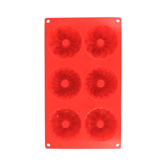 Wonderchef Pavoni Platinum silicone Multi-Forme 6 Portions Mould