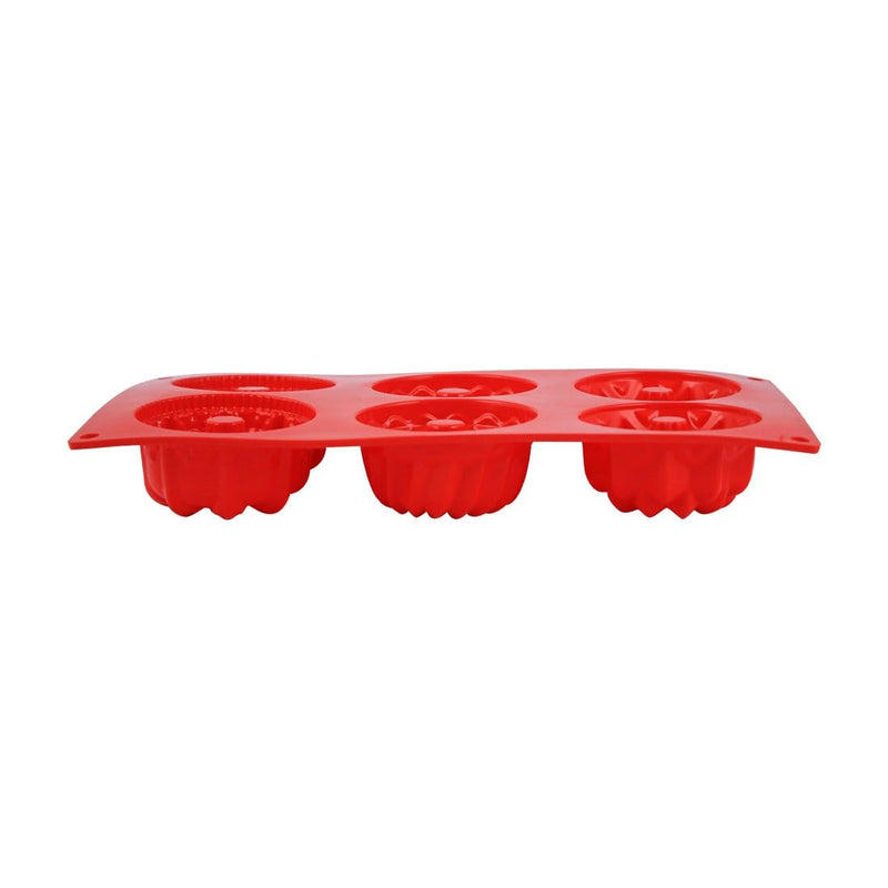 Wonderchef Pavoni Platinum silicone Multi-Forme 6 Portions Mould