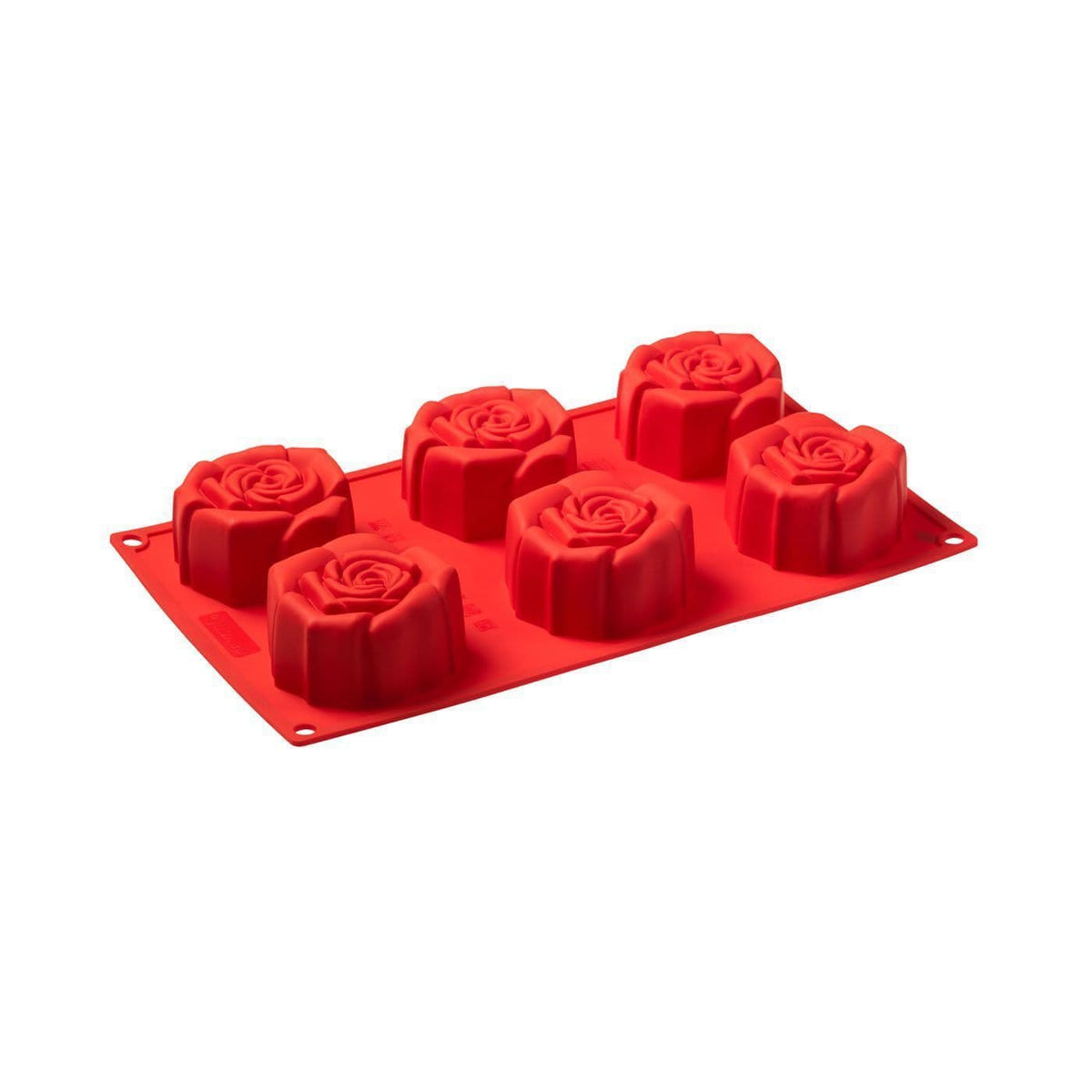Wonderchef Pavoni Platinum Slilicon Rosa Fiorita 6 Portions Mould