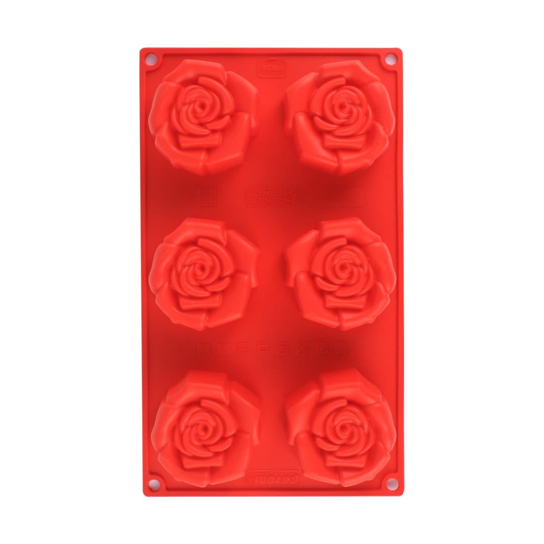 Wonderchef Pavoni Platinum Slilicon Rosa Fiorita 6 Portions Mould