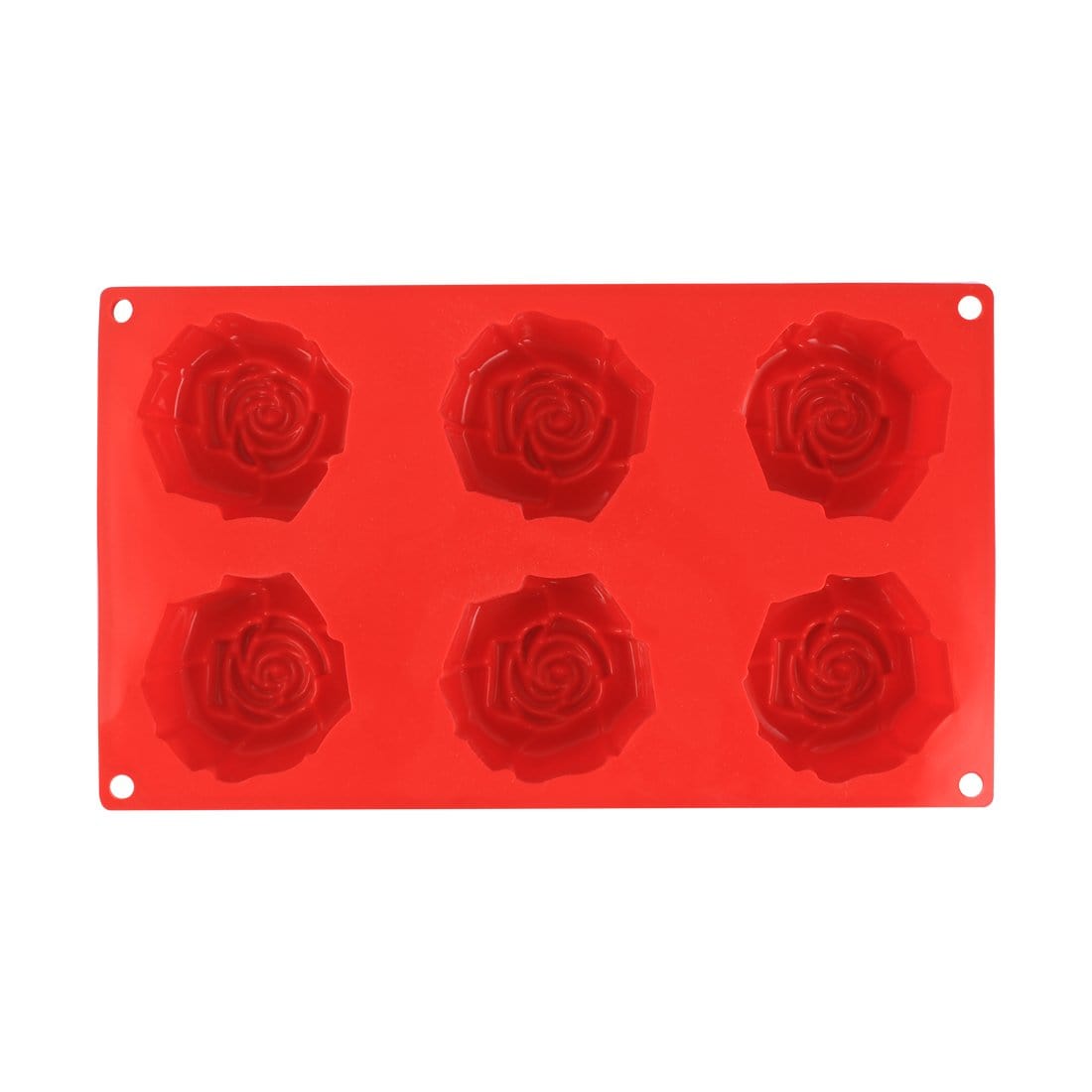 Wonderchef Pavoni Platinum Slilicon Rosa Fiorita 6 Portions Mould