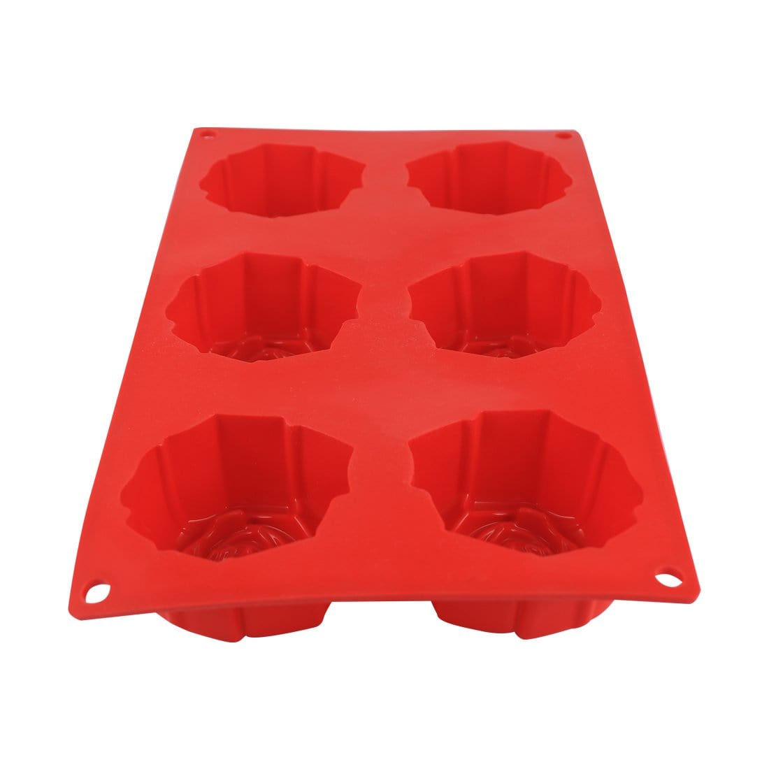 Wonderchef Pavoni Platinum Slilicon Rosa Fiorita 6 Portions Mould