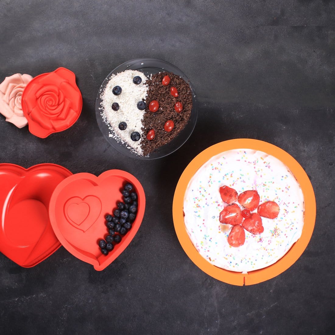 Wonderchef Pavoni Easycake Platinum Silicone Round Shaped Cake Ring