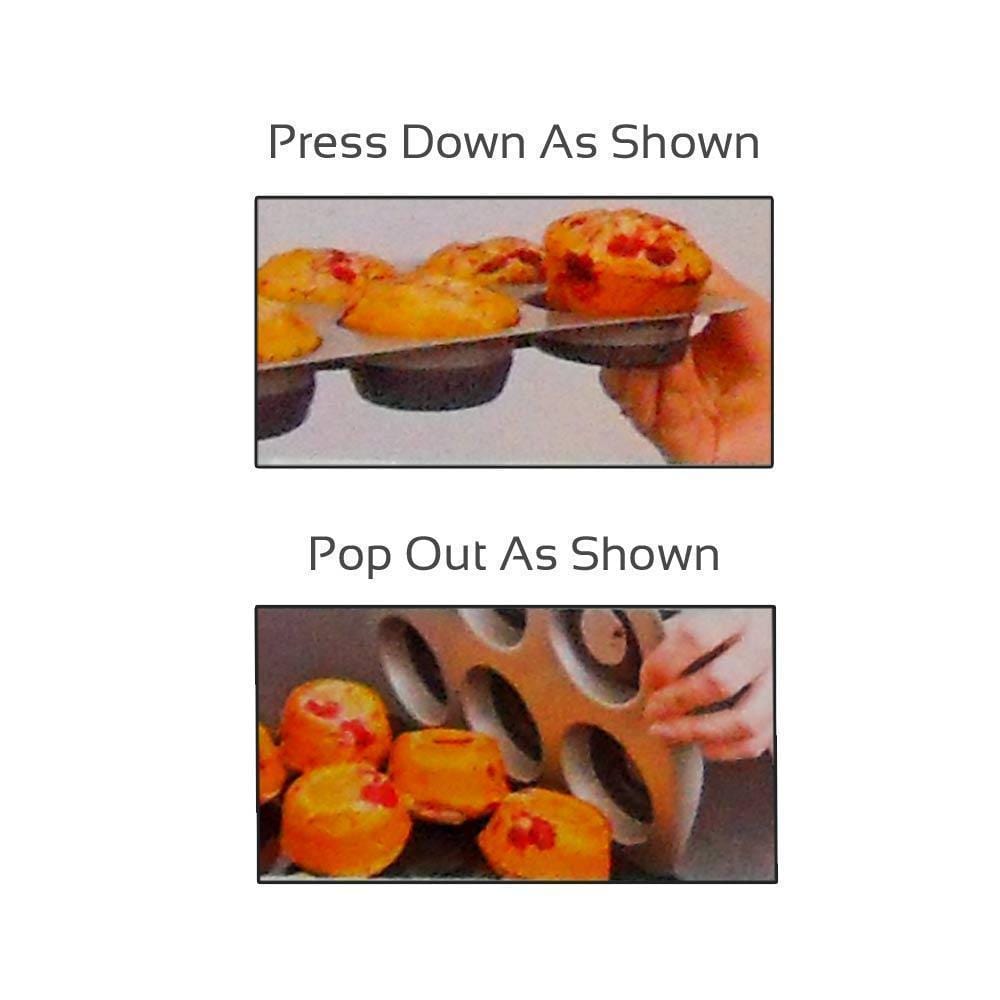 Wonderchef Pop 6 Cups Muffin Pan