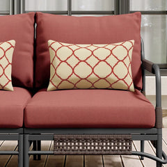 Reginar Outdoor Sofa Set 2 Seater, 2 Single seater and 1 Center Table (Grey)