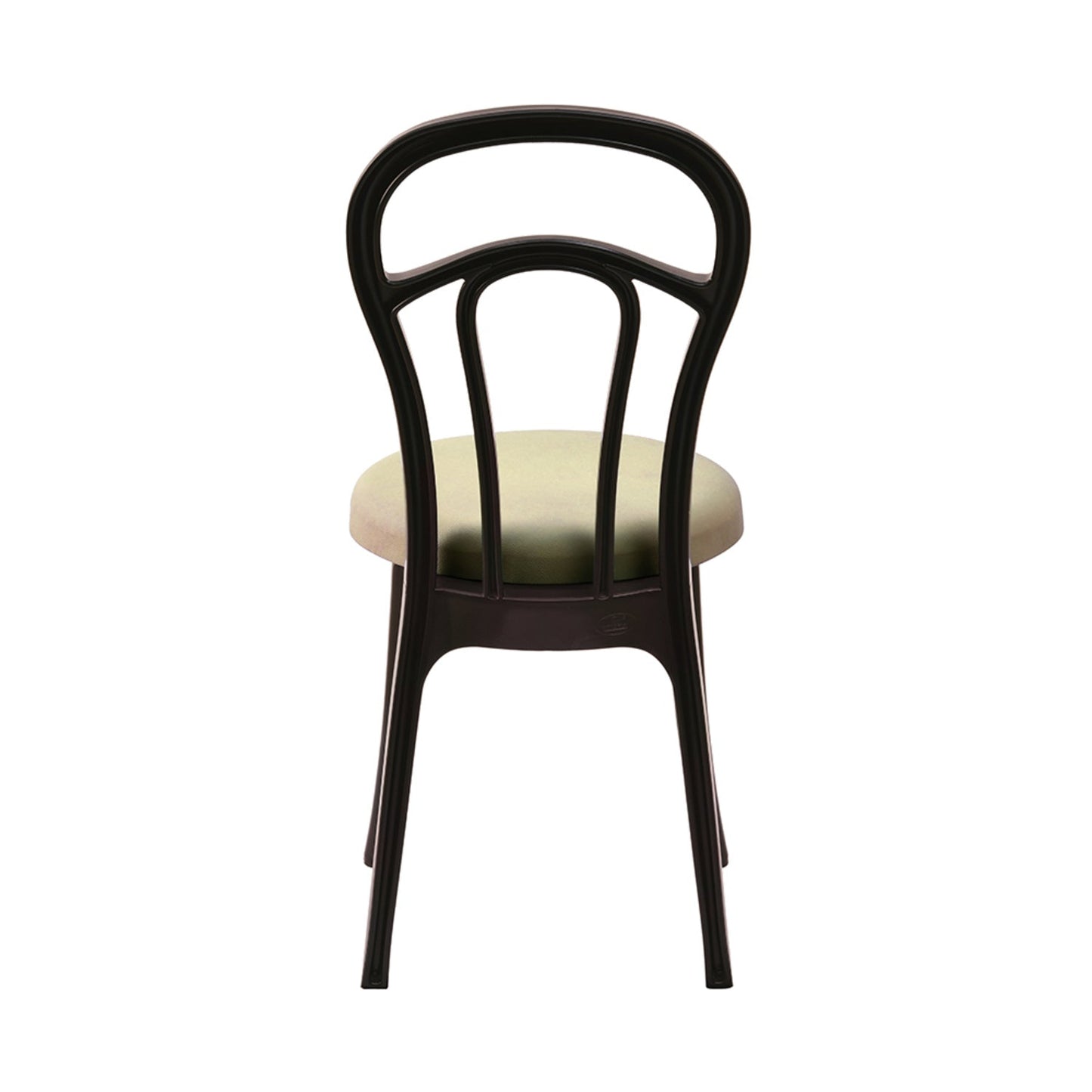 Nilkamal CHR4040 Armless Chair with Leatherette Cushion