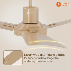 Luna High Speed Decorative Ceiling Fan | 2 Year Warranty