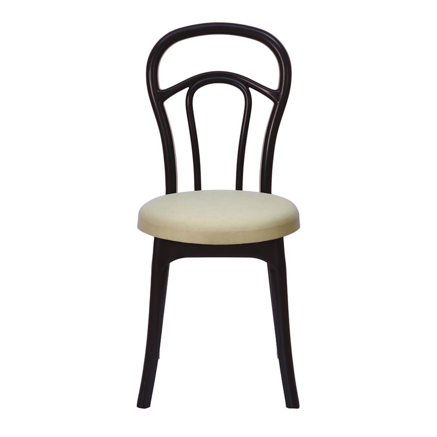 Nilkamal CHR4040 Armless Chair with Leatherette Cushion