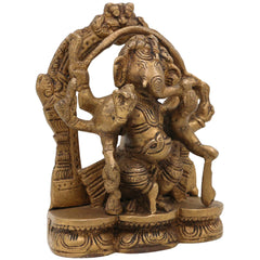 Handcrafted Brass Ganesha Idol | Vinayaka Ganpati Murti | Ganesh Statue for Pooja, Home Temple, Decor & Gift, 5 Inch, 1 Piece