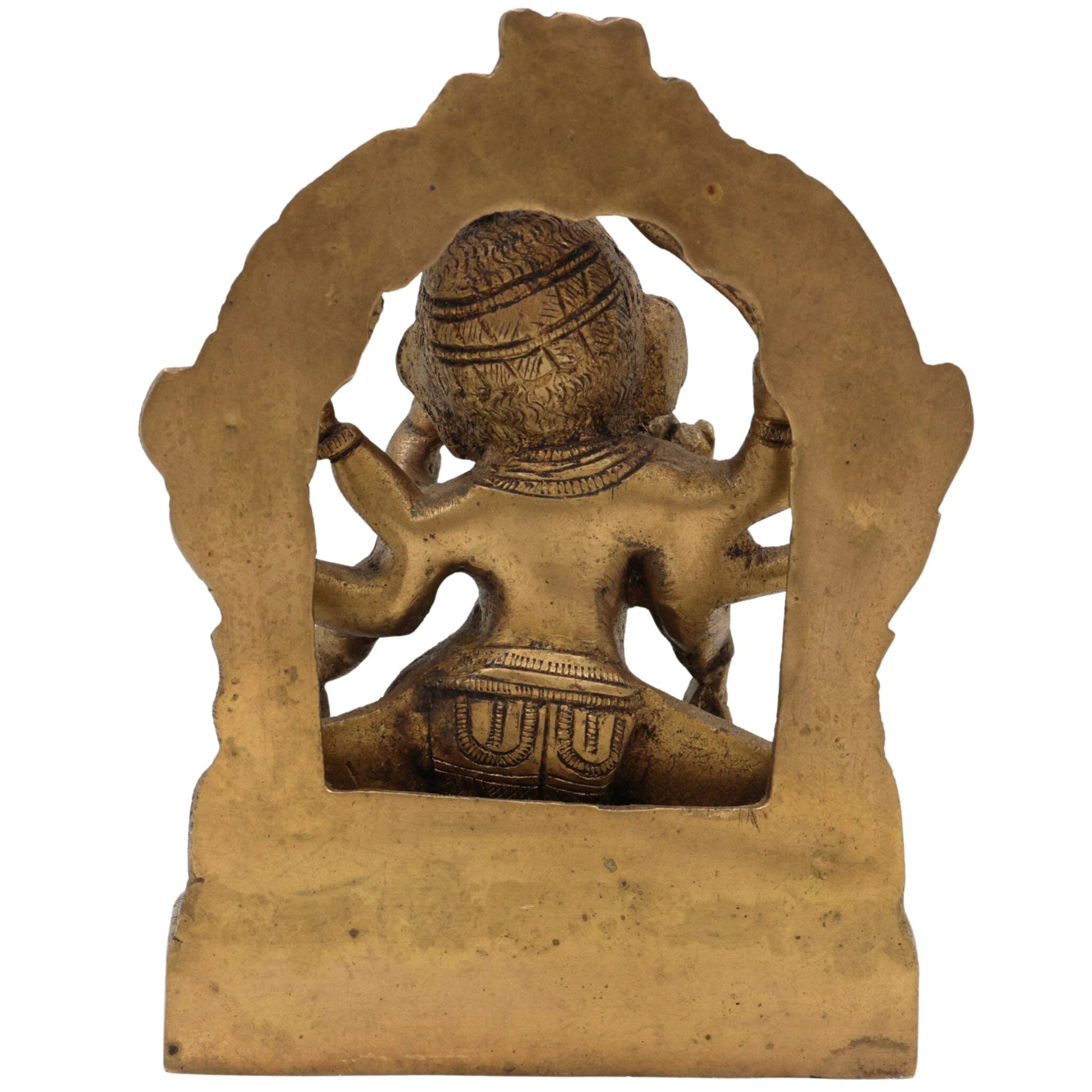 Handcrafted Brass Ganesha Idol | Vinayaka Ganpati Murti | Ganesh Statue for Pooja, Home Temple, Decor & Gift, 5 Inch, 1 Piece