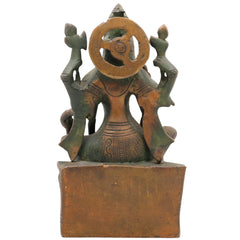 Handcrafted Brass Maha Lakshmi Idol for Pooja – Mahalakshmi | Laxmi Devi | Shri | Kamala | Ashta Lakshmi Murti for Home Temple & Gifts Ask ChatGPT, Gold, 7.5 Inch, 1 Piece
