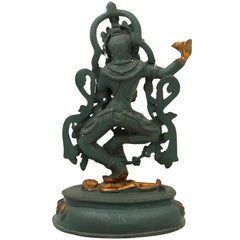 Brass Kali Idol | Buddhist Vajrayogini | Krodha Kali |Brass Maha Kali| Goddess Kali Statue | Kali Murti | Kali Statue Brass | Guhyakali, Multicolor, 14 Inch, 1 Piece