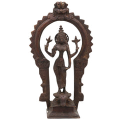 Brass Durga Devi Idol – Simhavahini Mahishasura Mardini Maa Shakti Murti for Pooja Room, Navratri, Home Temple & Decor – Handcrafted Bhavani Statue, 12 Inch, 1 Piece
