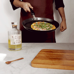 Meyer Premium Non-Stick (3mm thick)28cm Flat Dosa Tawa, Black