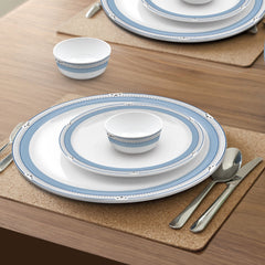 Lissome Dinner Set - Blue Elegance (Melamine)