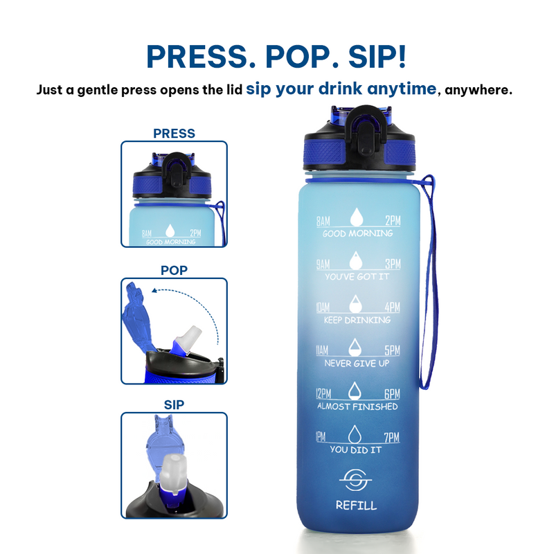 Motivational Water Bottle