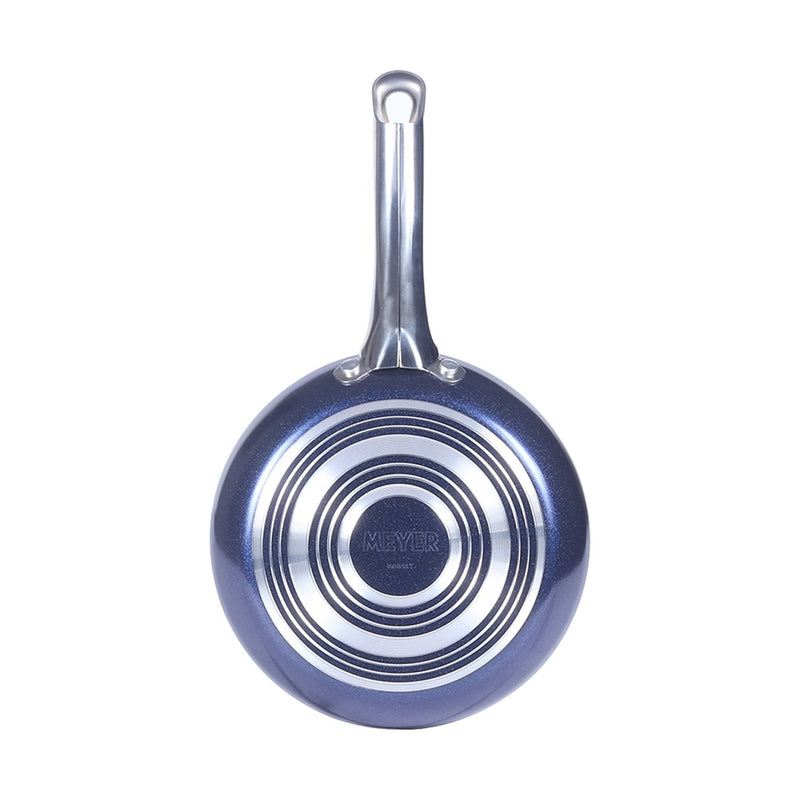 Meyer Luminescence Non-Stick 8pcs Cookware Set, Blue (Saucepan+Casserole/Biryani Pot+Frypan+Flat Tawa+Accessories)