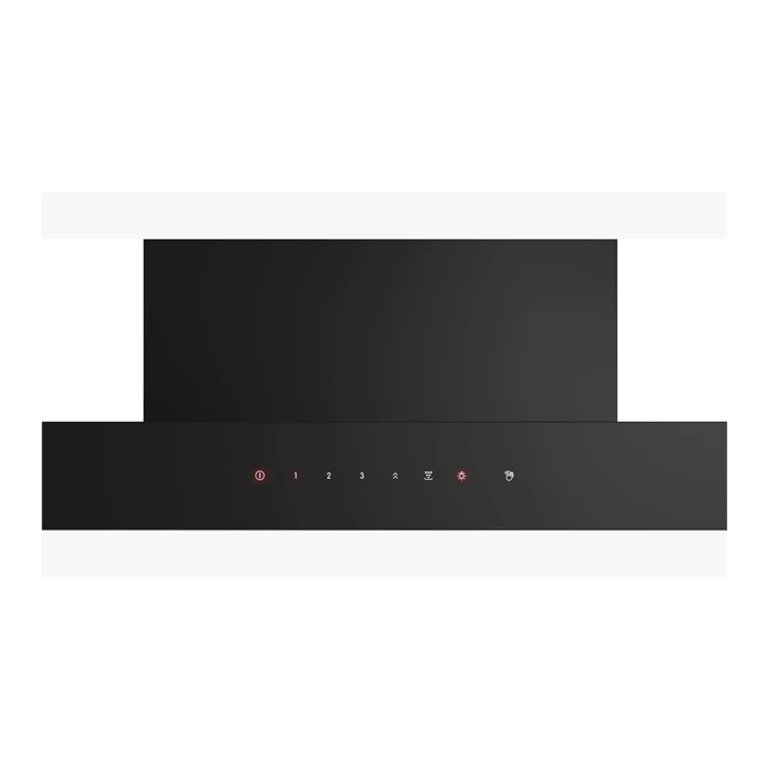 Bosch 60 cm Self Clean Technology glass Kitchen Chimney (HOOD DWBA68H60I,Oil collector Filter technology, Touch Control, Black) (DWBA68H60I)