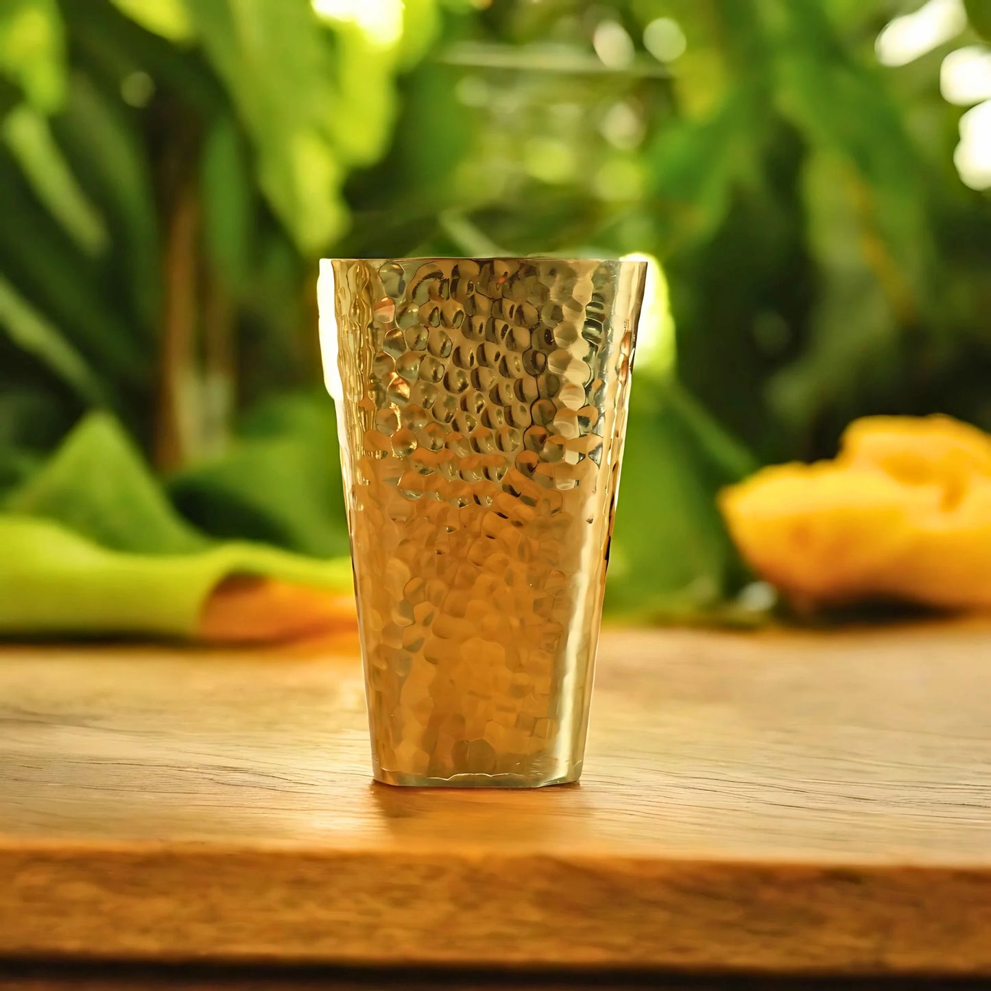 Pure Brass Square Dinner set of 6 Pcs