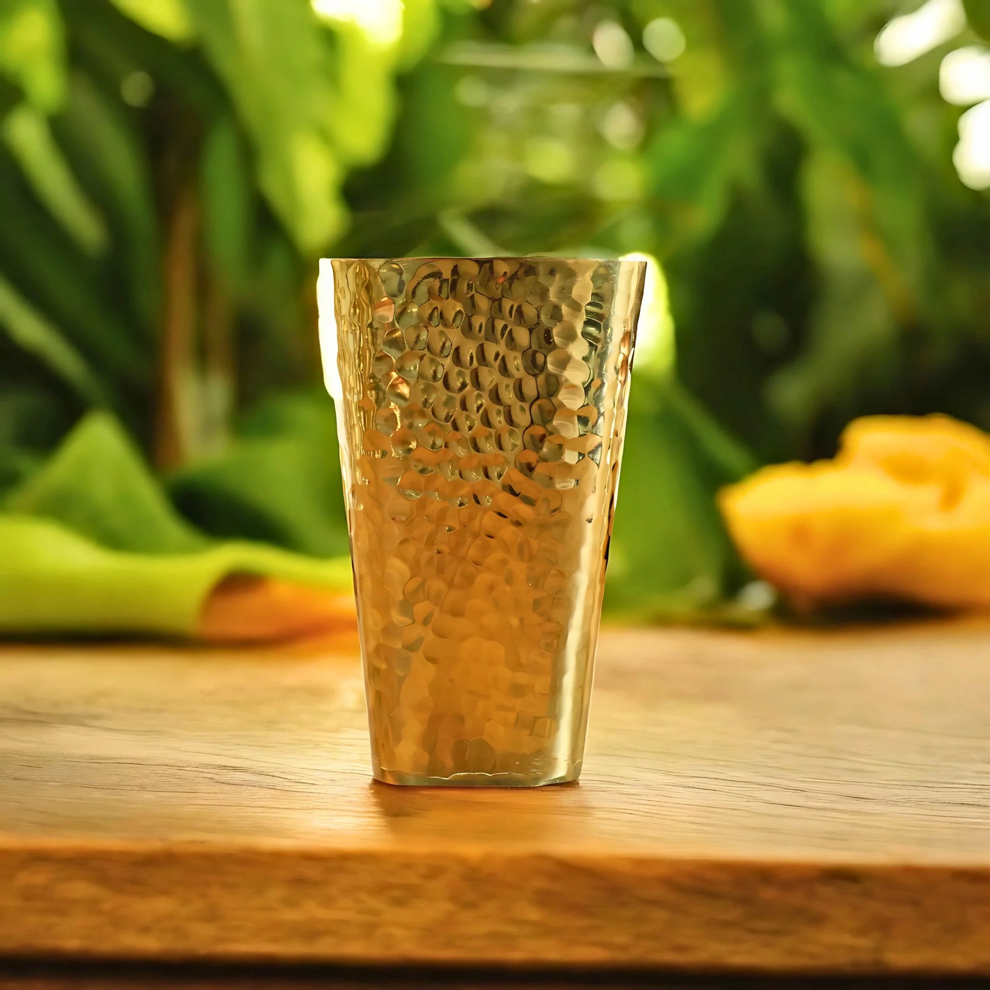 Pure Brass Square Dinner set of 6 Pcs