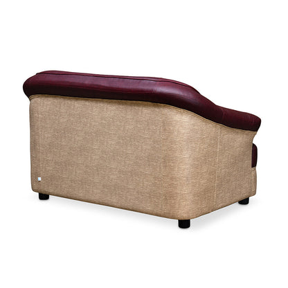 Nilkamal Bright 2 Seater Sofa (Maroon/Beige)