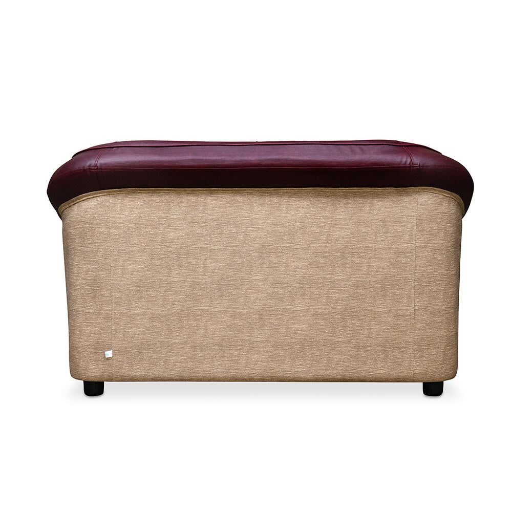 Nilkamal Bright 2 Seater Sofa (Maroon/Beige)