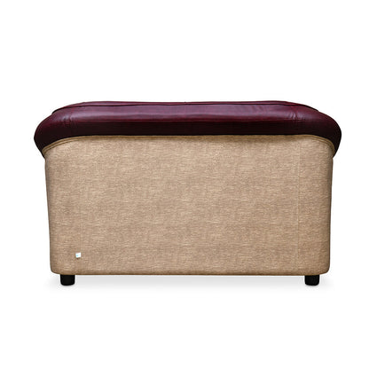 Nilkamal Bright 2 Seater Sofa (Maroon/Beige)