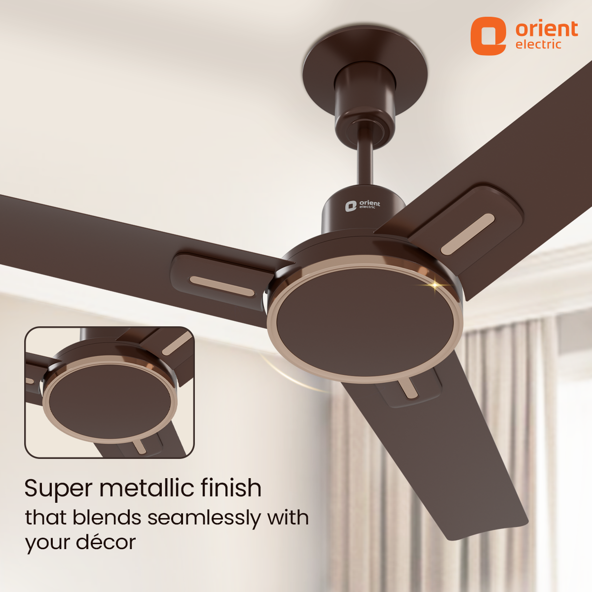 Luna High Speed Decorative Ceiling Fan | 2 Year Warranty