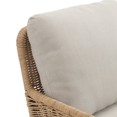 Eloise Outdoor Garden Balcony Sofa Set 2 Seater, 2 Single seater and 1 Center Table Set (Tan)