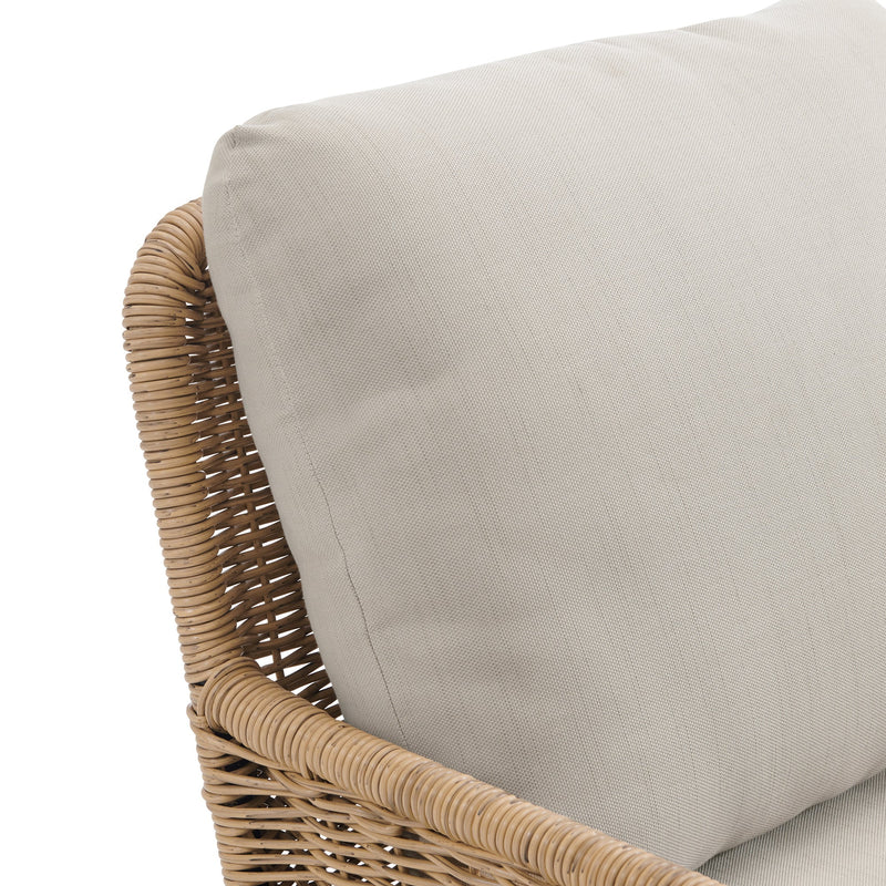 Eloise Outdoor Garden Balcony Sofa Set 2 Seater, 2 Single seater and 1 Center Table Set (Tan)