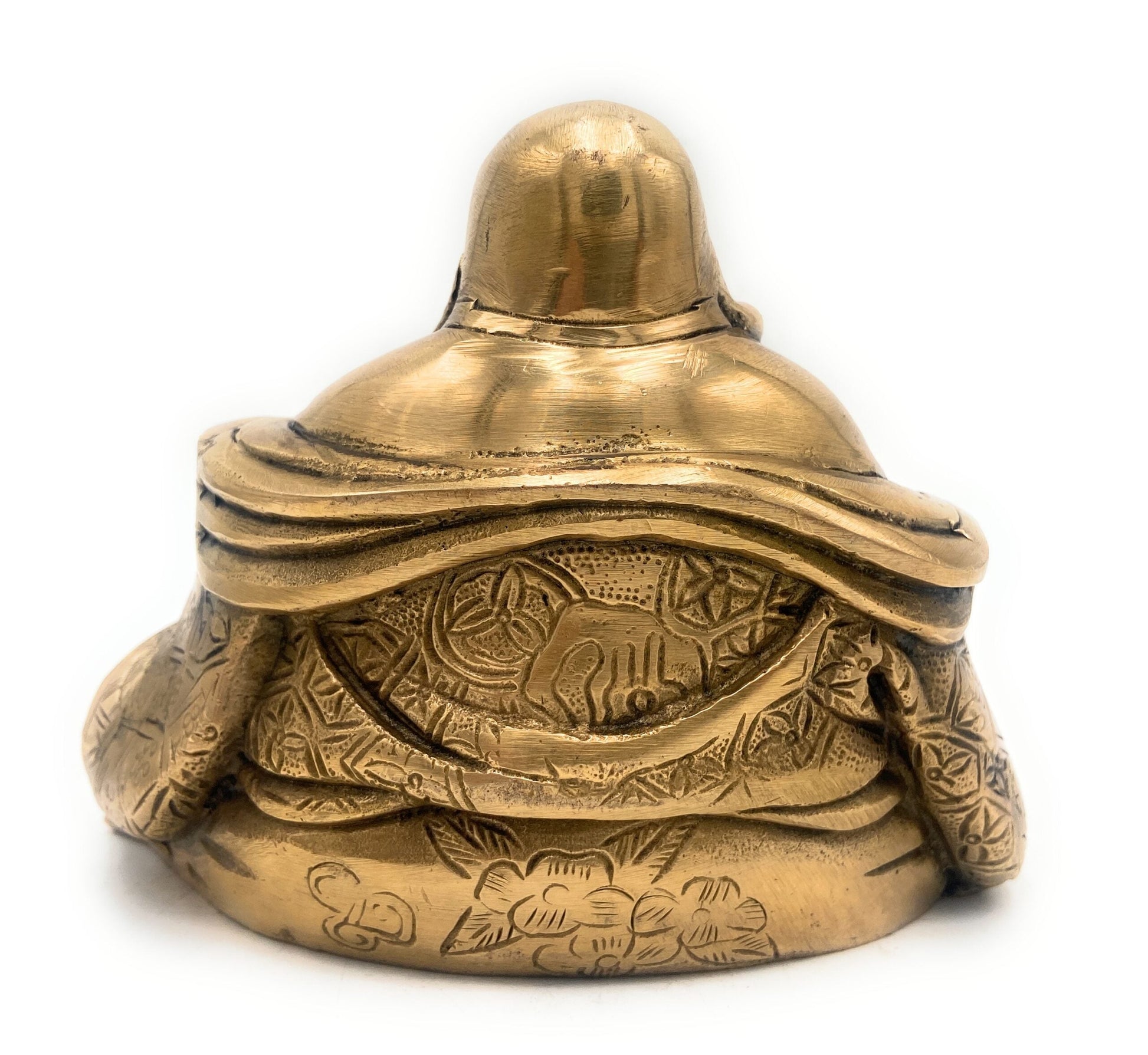 Handcrafted Brass Kubera Idol | Kuber Kuvera Dhanapati Vaisravana Murti | God of Wealth Statue Vigraha for Pooja, Temple, Home Decor & Gifts,Gold, 4.5 Inch, 1 Piece