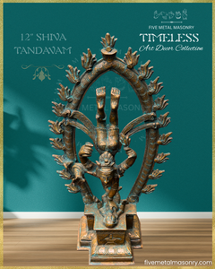 Shiva Tandavam Panchaloha Bronze Icon - 12"- Timeless Collection