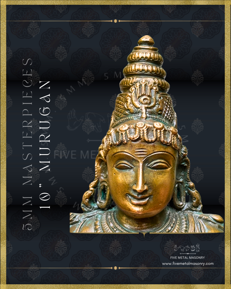 Murugan|Subramaniar Panchaloha Bronze Icon - 10" Masterpieces Collection