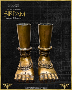 Pada Panchaloha Bronze Icon Pair - 7" - Sirpam Collection