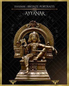 Ayyanar Panchaloha Bronze Icon - 6.5"