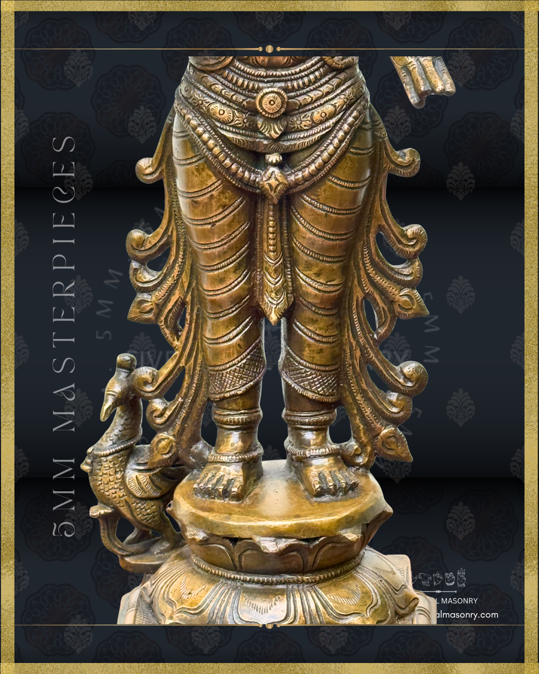 Murugan Panchaloha Bronze Icon - 18" - Masterpieces Collection