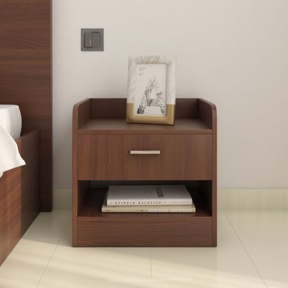 Nilkamal Calipso Night Stand (Classic Plank Walnut)