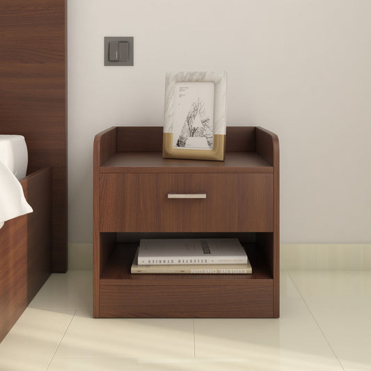 Nilkamal Calipso Night Stand (Classic Plank Walnut)