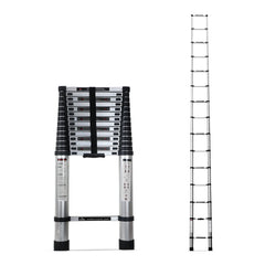 Corvids 4.4m (14.5 feet) Portable & Compact Aluminium Telescopic Ladder-1