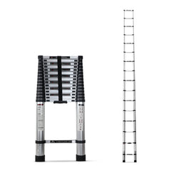 Corvids 6.2m (20.5 feet) Portable & Compact Aluminium Telescopic Ladder-1