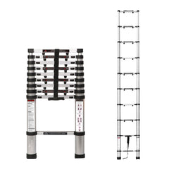 Corvids 3.8m (12.5 ft) Portable & Compact Finger Protect Aluminium Telescopic Ladder-1