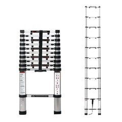 Corvids 4.4m (14.5 ft) Portable & Compact Finger Protect Aluminium Telescopic Ladder-1