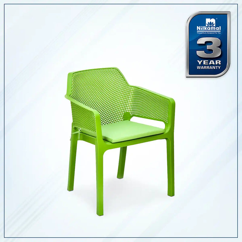 Nilkamal Captain Chair with Leatherette Cushion