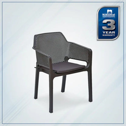 Nilkamal Captain Chair with Leatherette Cushion