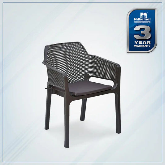 Nilkamal Captain Chair with Leatherette Cushion
