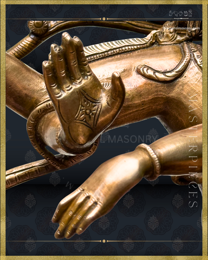 Nataraja Panchaloha Bronze Icon - 18" - Masterpieces Collection