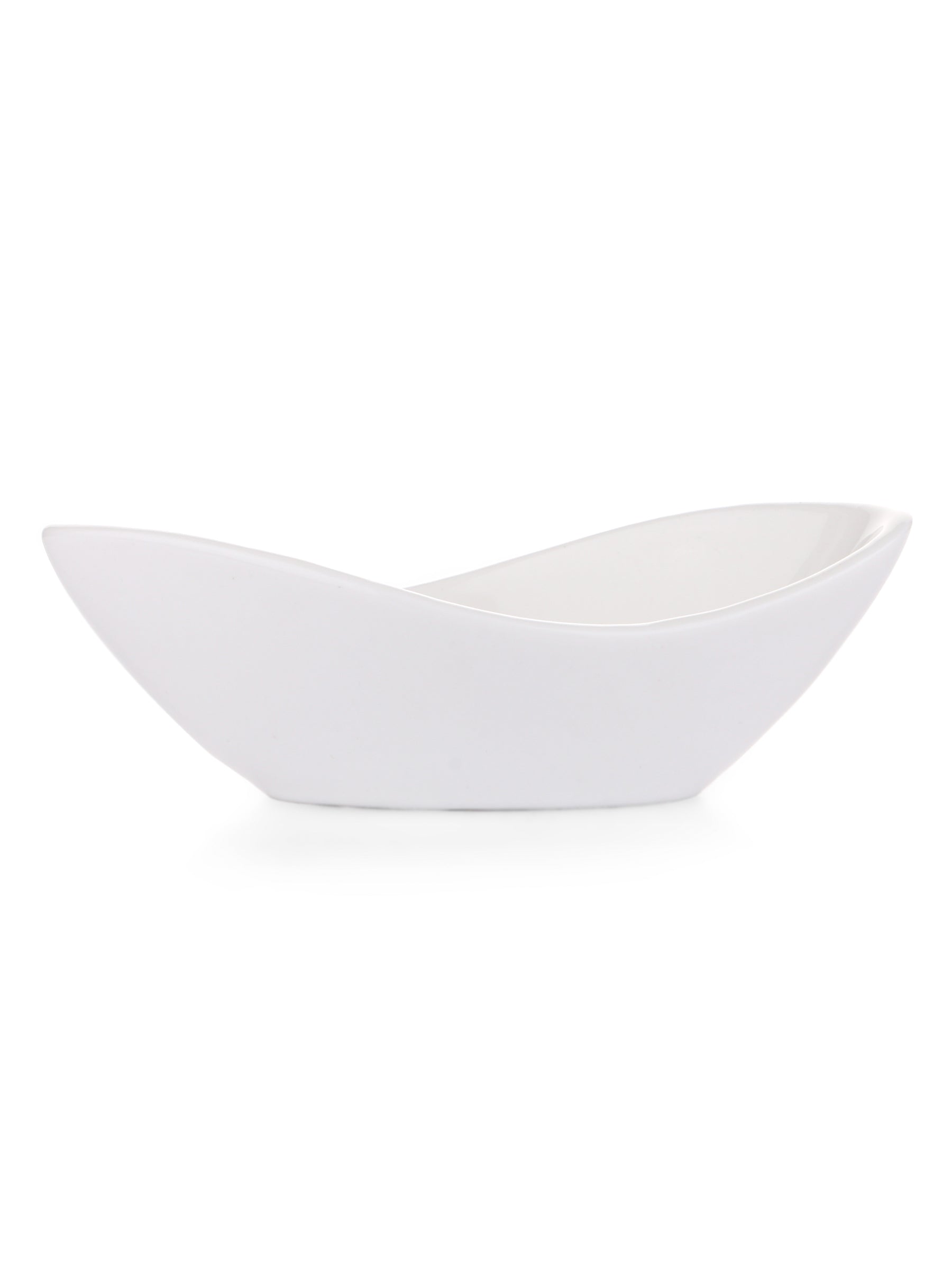 Clay Craft Boat Shaped Condiment/Dipping Bowls Set of 4 - 50 ml each
