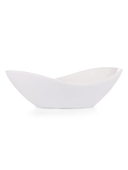 Clay Craft Boat Shaped Condiment/Dipping Bowls Set of 4 - 50 ml each